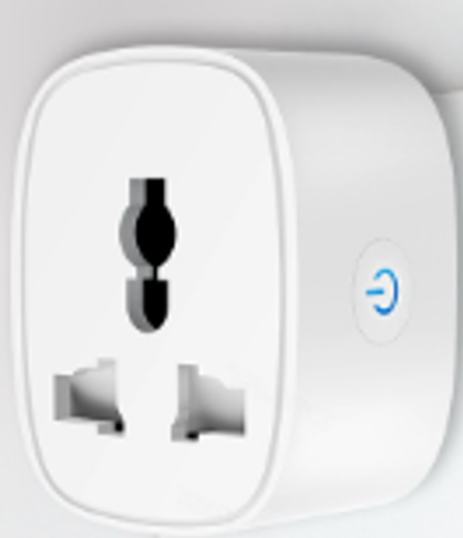 Tuya Universal 16A WiFi Plug Socket, Smart Remote Control, Voice Assistant Alexa/Google, Group Sharing, Fireproof, Safe, Compact, White, No Metering